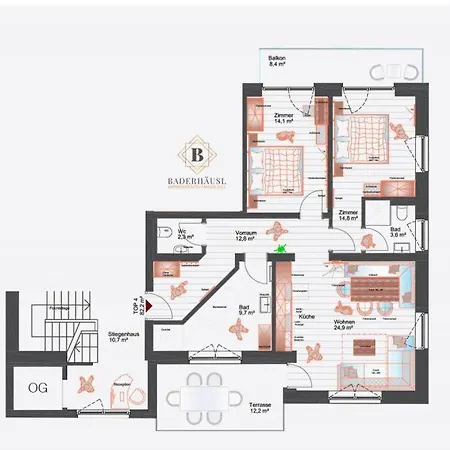 Appartement Building Baderhaeusl,