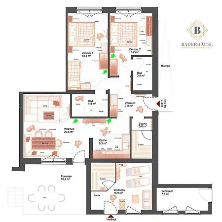 Appartement Building Baderhaeusl, *